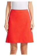 Akris Punto Jersey A-line Skirt