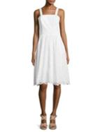 Vineyard Vines Strapless Eyelet Dress