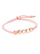 Monica Vinader Linear Bead Friendship Bracelet/ballet Pink