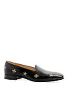 Gucci Leather Embroidered Loafer