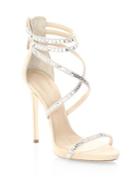Giuseppe Zanotti Giuseppe For Jennifer Lopez Crystal-embellished Suede Sandals