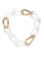Alexis Bittar Lucite Convertible Infinity Link Necklace & Bracelet