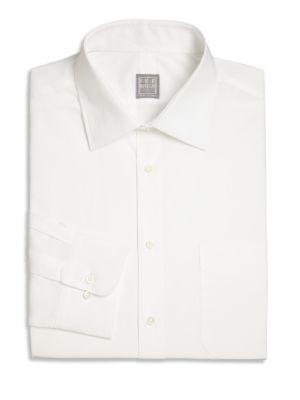 Ike Behar Solid Dress Shirt