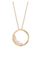 Repossi Large 18k Rose Gold & Diamond Pendant Necklace