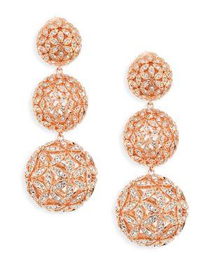 Adriana Orsini Anise Rose Gold-plated Ball Drop Earrings