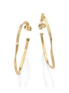 Marco Bicego Marrakech 18k Yellow Gold Twisted Hoop Earrings/2