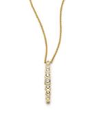 Zoe Chicco Diamond & 14k Yellow Gold Vertical Graduated Pendant Necklace
