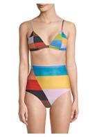 Mara Hoffman Astrid Rainbow Bikini Top