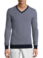 Michael Kors Herringbone Merino Wool Sweater