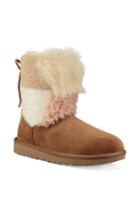 Ugg Classic Short Patchwork Fluff Shearling Boots