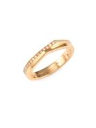 Repossi Antifer Diamond & 18k Rose Gold Two-row Ring