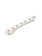 Gucci Sterling Silver Ghost Tie Bar