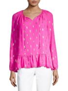 Lilly Pulitzer Tensley Silk Top