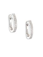 Annoushka Eclipse Diamond & 18k White Gold Hoop Earrings/1