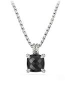 David Yurman Chatelaine? Pendant Necklace With Black Onyx And Diamonds