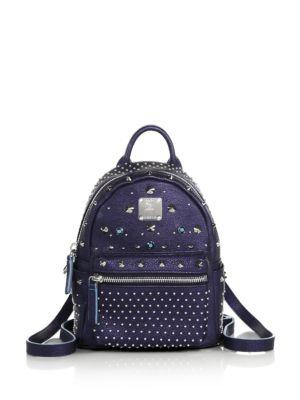 Mcm Bebe Boo X Mini Leather Backpack