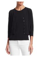 Saks Fifth Avenue Collection V-neck Pointelle Cardigan