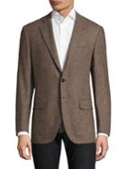 Isaia Regular-fit Herringbone Wool Sportcoat