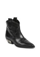 Isabel Marant Dawyna Leather Western Ankle Boots