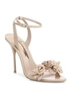 Sophia Webster Lilico Flower Embellished Leather Sandals