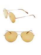 Oliver Peoples Rockmore, 58mm, Oversized Aviator Sunglasses