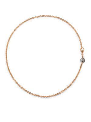 Pomellato Sabbia Diamond & 18k Rose Gold Necklace