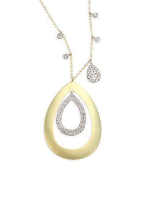 Meira T Diamond & 18k Yellow Gold Necklace