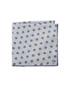 Canali Floral Embroidery Silk Pocket Square