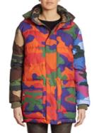 Moschino Camouflage Puffer Coat