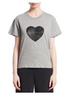 Redvalentino Heart Patch Cotton T-shirt