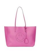 Anya Hindmarch Smiley Leather Tote