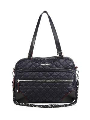 Mz Wallace Quilted Crosby Satchel