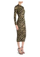 Versace Leopard Print Bodycon Dress