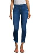 7 For All Mankind Distressed Super Skinny Jeans