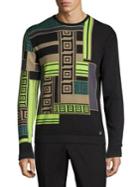 Versace Collection Tetris Frame Sweater