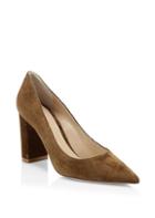 Gianvito Rossi Suede Point-toe Pumps