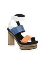 Pierre Hardy Deck Leather Ankle-strap Sandals