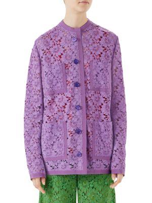 Gucci Lace Easy Jacket