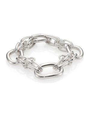 Pomellato 67 Sterling Silver Squared Link Bracelet/7.5