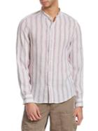 Brunello Cucinelli Striped Linen Shirt