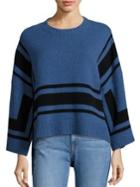 Derek Lam 10 Crosby Bold Striped Wool Sweater