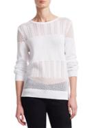 Saks Fifth Avenue Collection Mixed Stitch Pullover