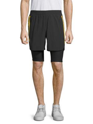 Black Barrett Hybrid Basketball Shorts