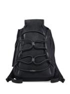 Y-3 Leather Blend Medium Backpack