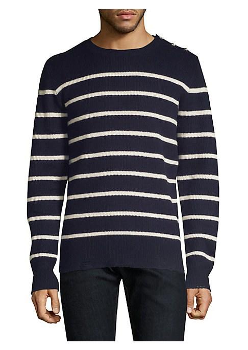 The Kooples Striped Crewneck Sweater