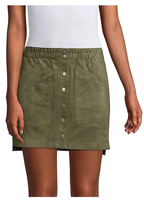 Bcbgmaxazria Snap-button Mini Skirt