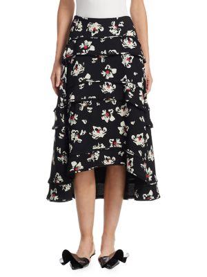 Proenza Schouler Floral-print Skirt