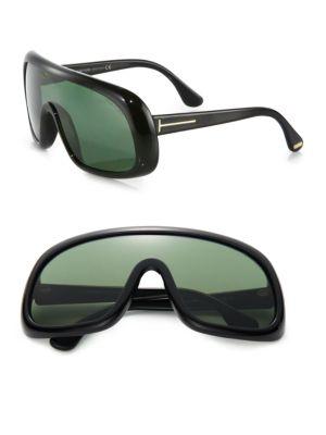 Tom Ford Eyewear Injected 135mm Shield Sunglasses