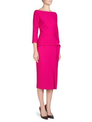 Roland Mouret Ardingly Three-quarter Sleeve Dress