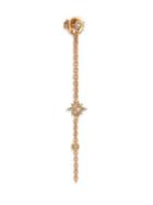 Jacquie Aiche Diamond & 14k Yellow Gold Starburst Single Drape Chain Earring